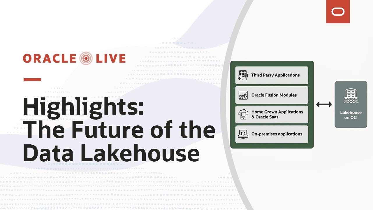 Highlights: The Future of the Data Lakehouse—Oracle Live