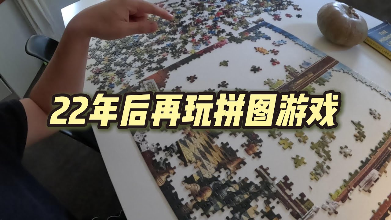 闲来无事，玩一玩拼图1000多块。太难了。真不好拼。#newzealand #新西兰 #vlog