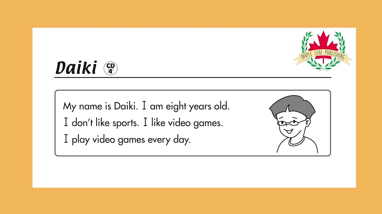 Story 2: Daiki | Short Stories Starter