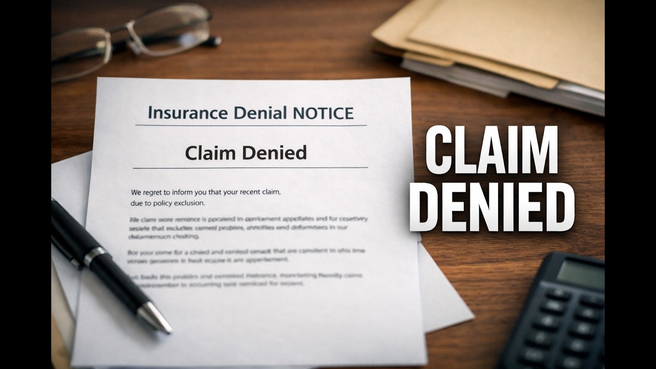 Insurance Claim Denied? Here’s Exactly What to Do Next