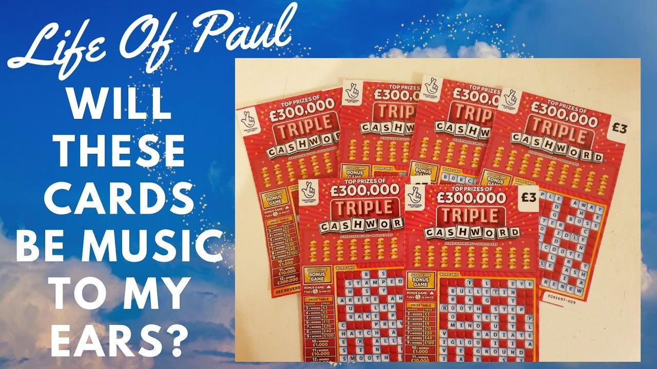 £18 of Cashword Tripler Scratch Cards. Let's give them a try and see how they do!