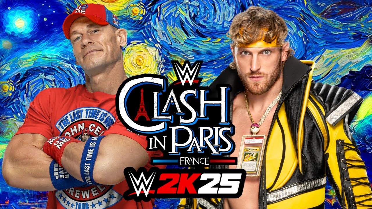 WWE 2K25 Clash in Paris 2025 John Cena vs Logan Paul.
