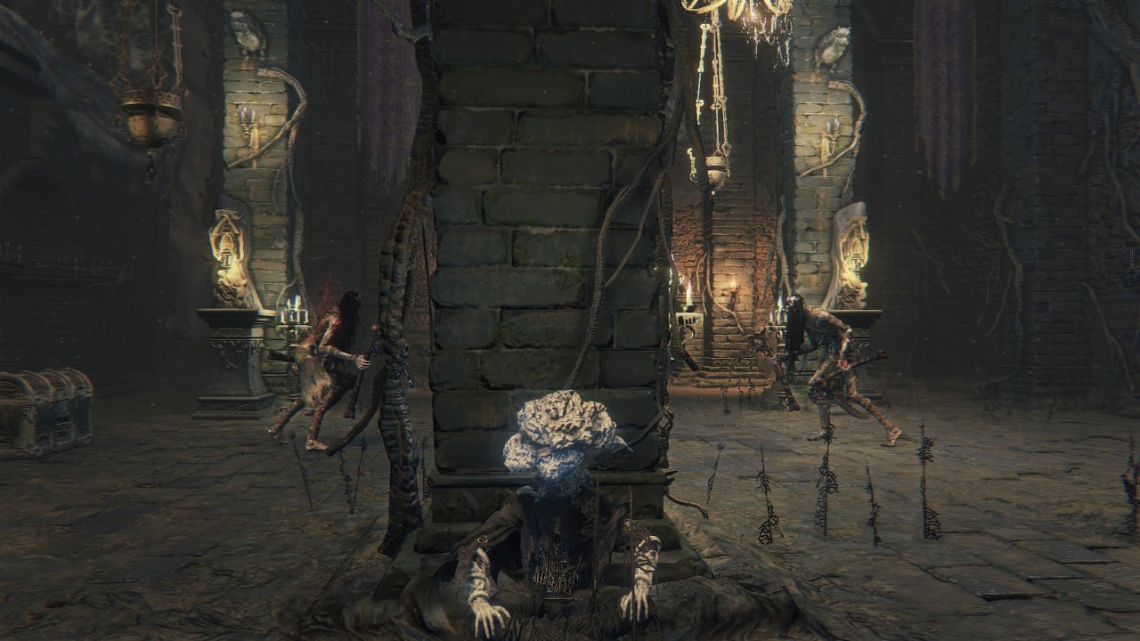 Bloodborne　ブラッドボーン　筋技ビルド　自作聖杯ダンジョンしないと栄養失調　 参加◯