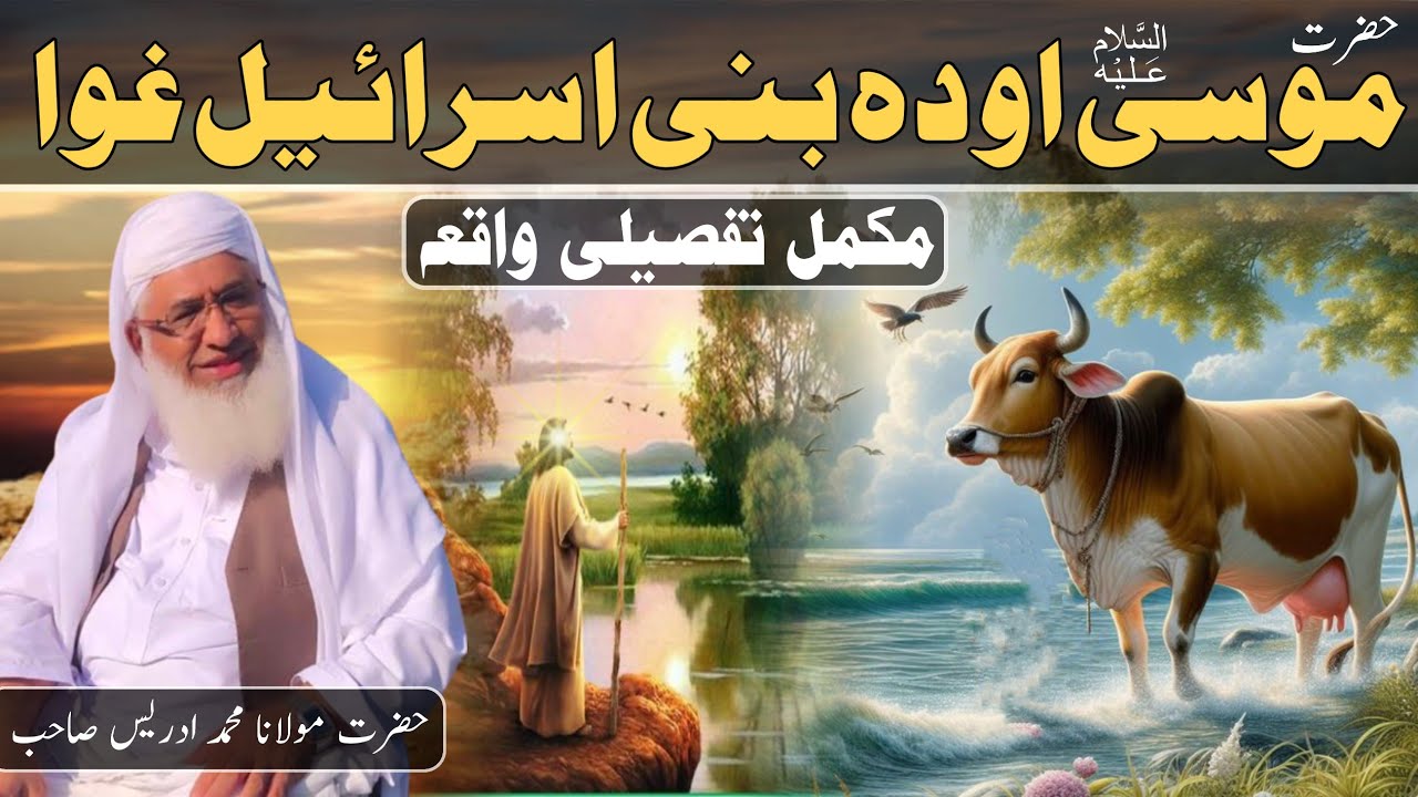 Hazrat Musa As Bani Israel Ghwa Waqia | Shaikh Idrees Sahib Pashto Bayan | Shekh Idrees Bayan 2024 |