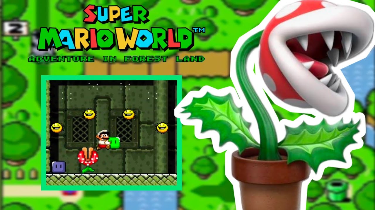 LA INVASION DE LAS PLANTAS PIRAÑAS ● Super Mario World Adventure in Forest Land