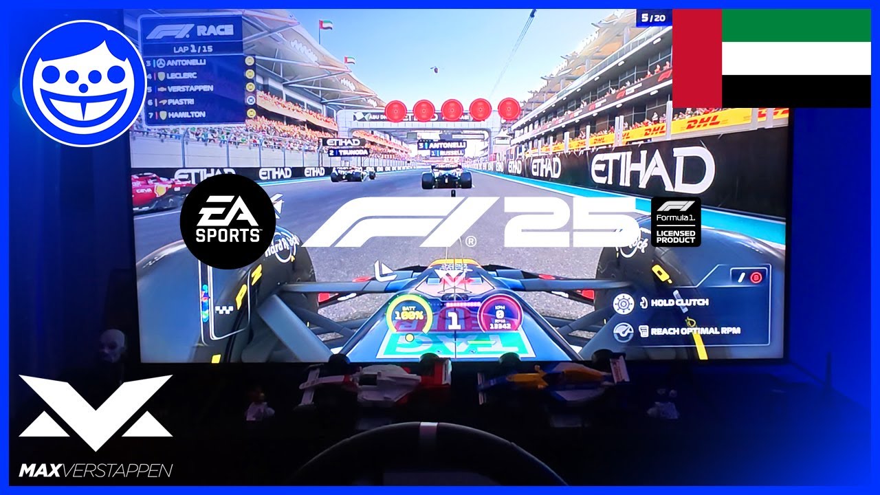 POV - F1 25 - Max Verstappen - RedBull - ABU DHABI GP 25% RACE XBOX Gameplay SIMplayLIFE - 14