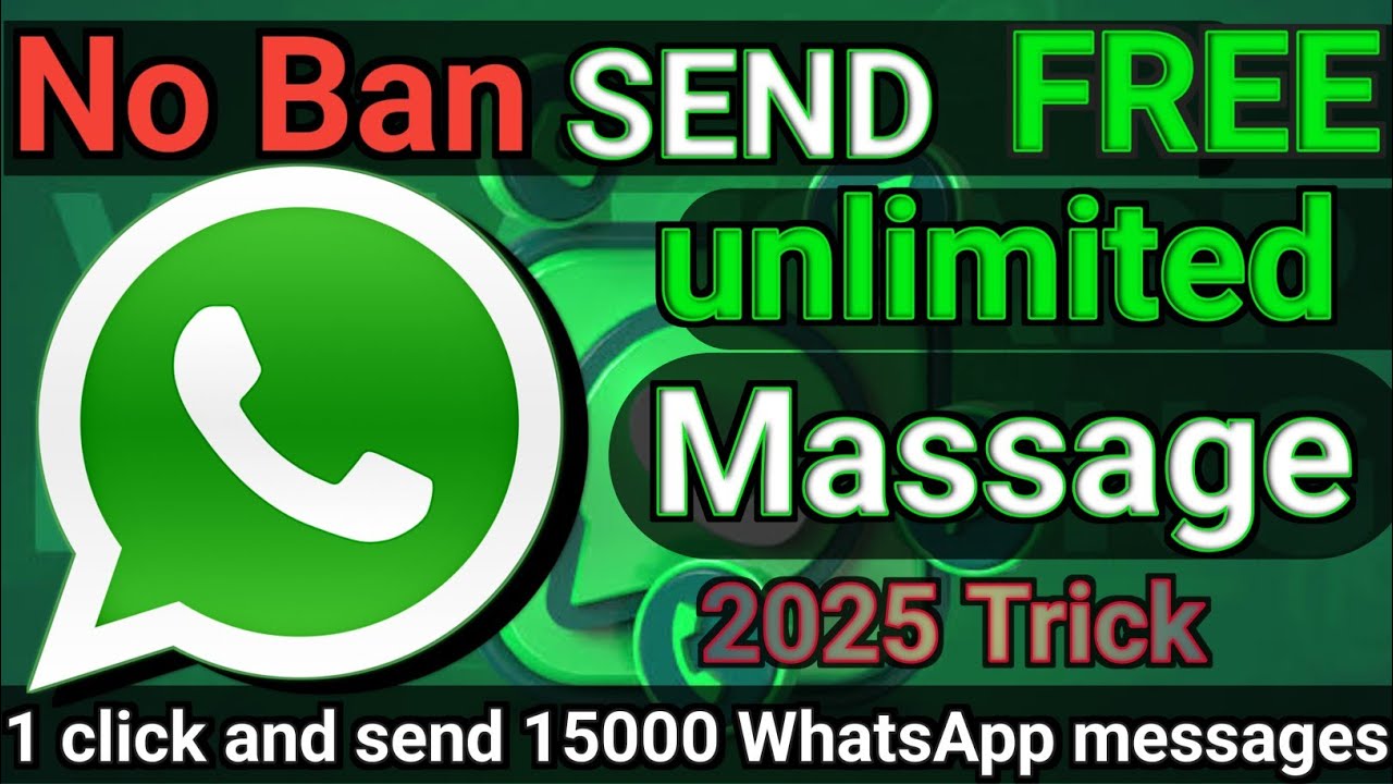 WhatsApp Bulk Message Sender Free Tool 2025 | एक साथ 1 लाख Numbers पर व्हाट्सएप मैसेज kese भेजें।
