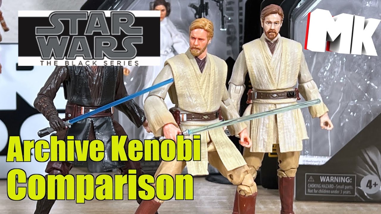 Star Wars The Black Series Obi Wan Kenobi Archive Comparison