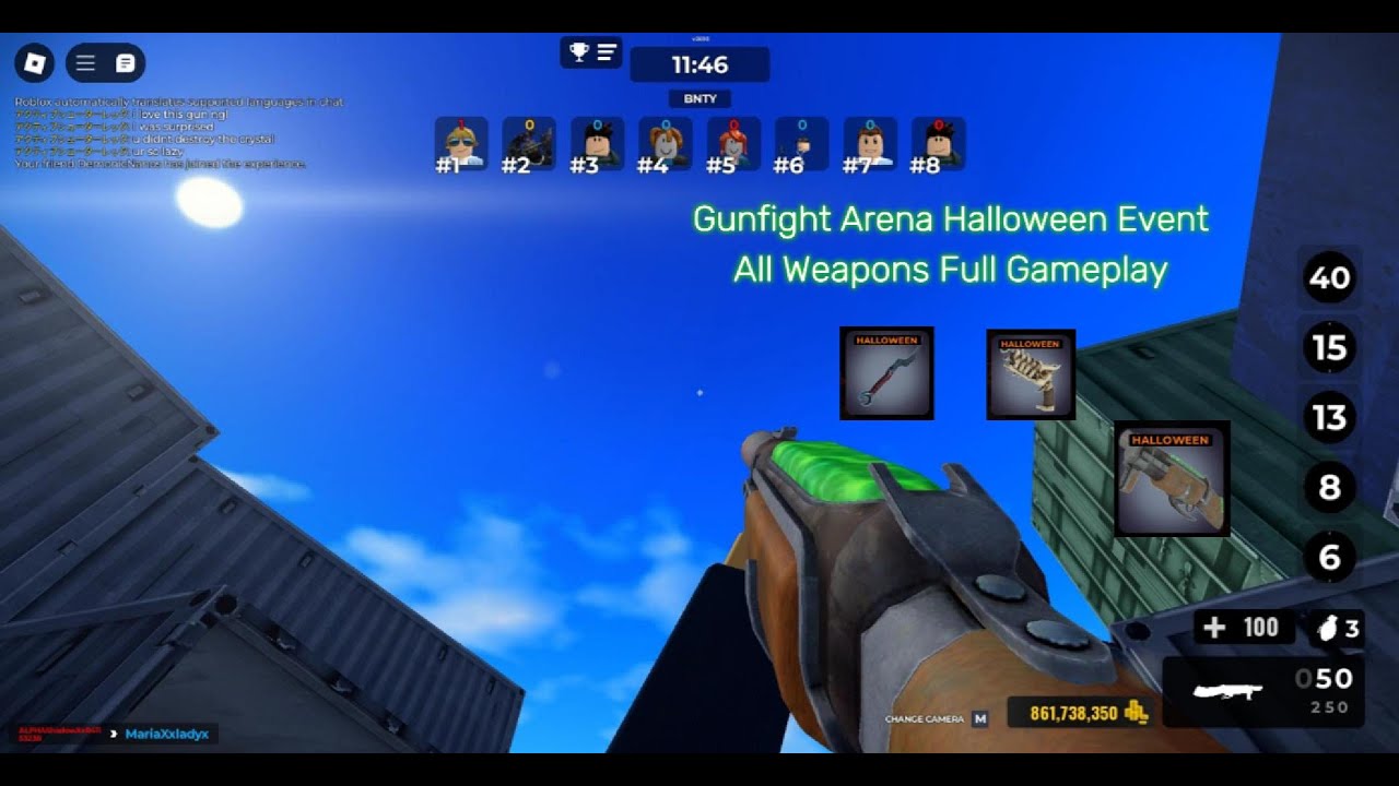 Gunfight Arena Halloween Event Limited Weapons (FULL GAMEPLAY!!!)