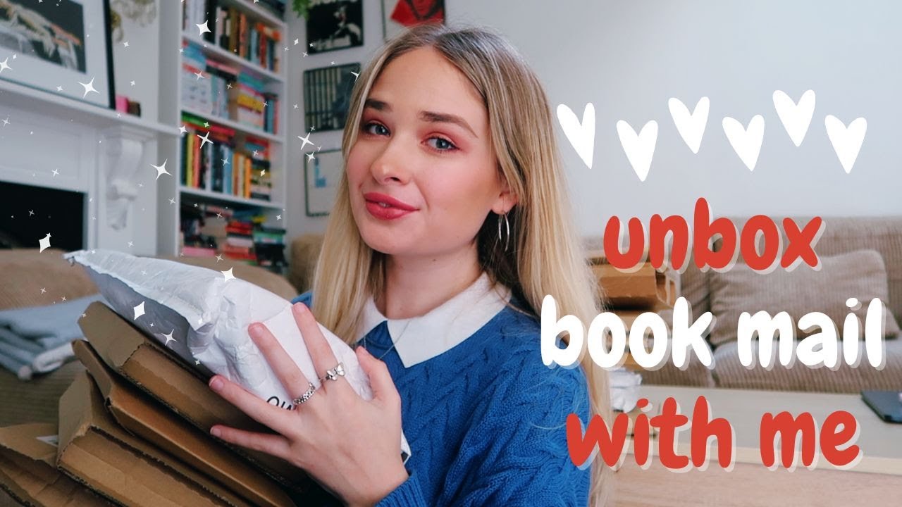 unbox book mail with me ✨ book unboxing haul