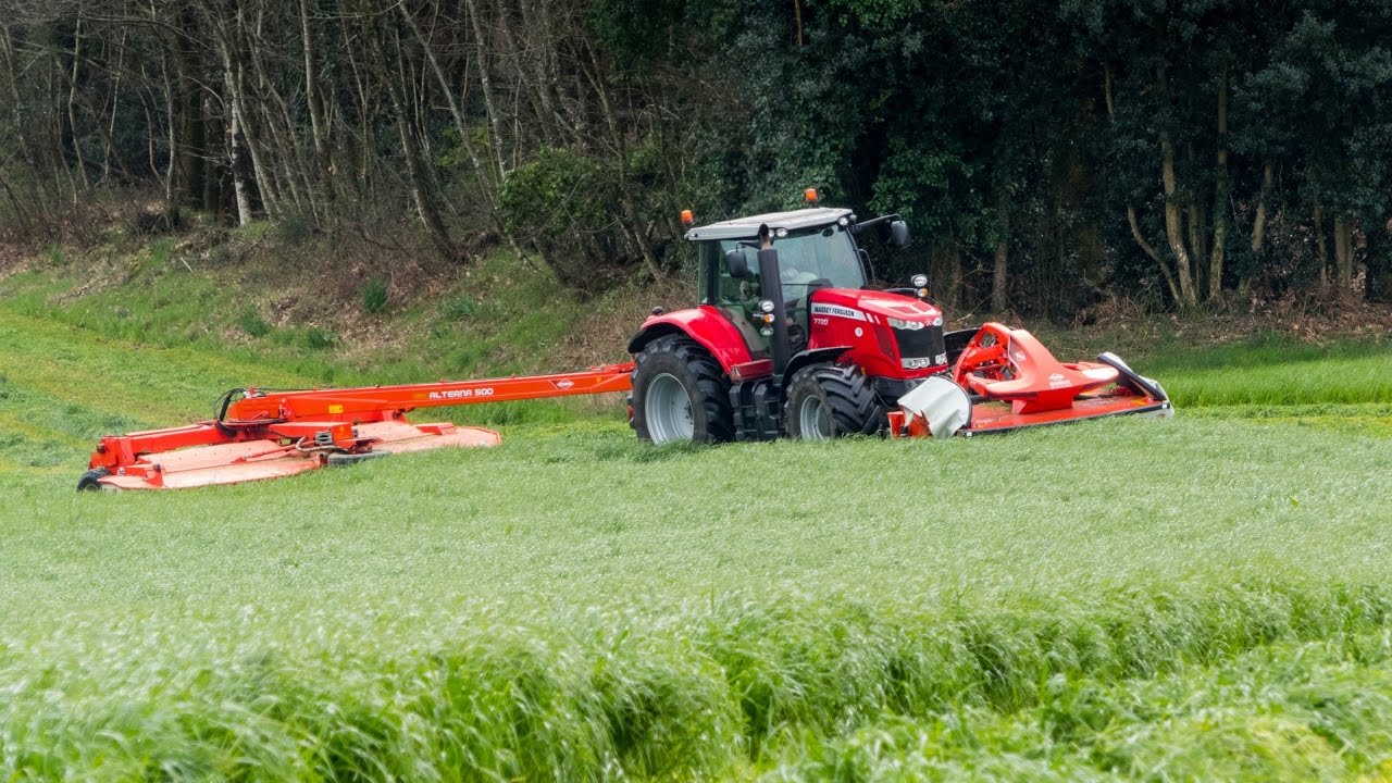 Fauchage d'herbe 2k17 | Cuma de la Printanière | Kuhn & Massey ferguson