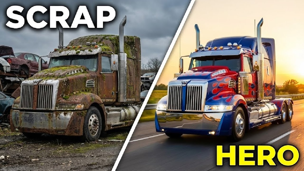 Restoring a ROTTING 1992 Peterbilt into THE REAL Optimus Prime