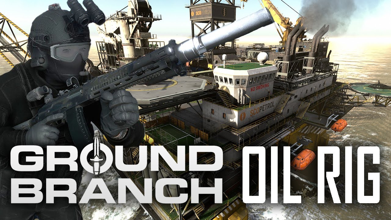 OIL RIG - AK-74 MI - GROUND BRANCH CTE v1032 Gameplay