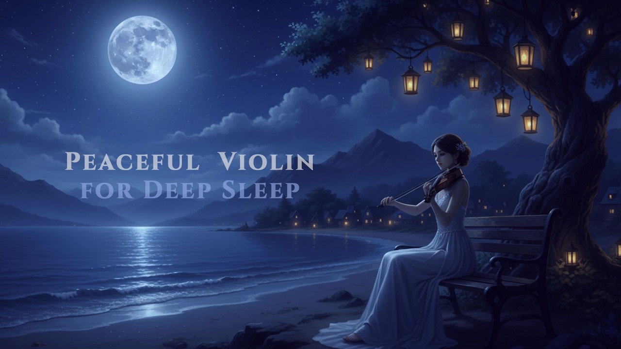 Gentle Violin Music to Fall Asleep Fast 😴 | Peaceful Instrumental Sounds for Deep Rest
