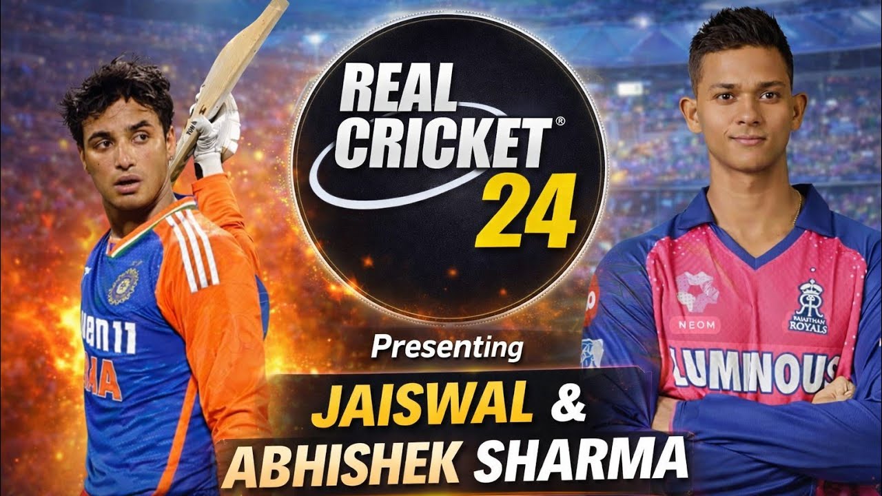 Real Cricket 24 Live 🔥 | Jaiswal vs Abhishek Sharma Batting Challenge 😱 | RC24 Live Gameplay