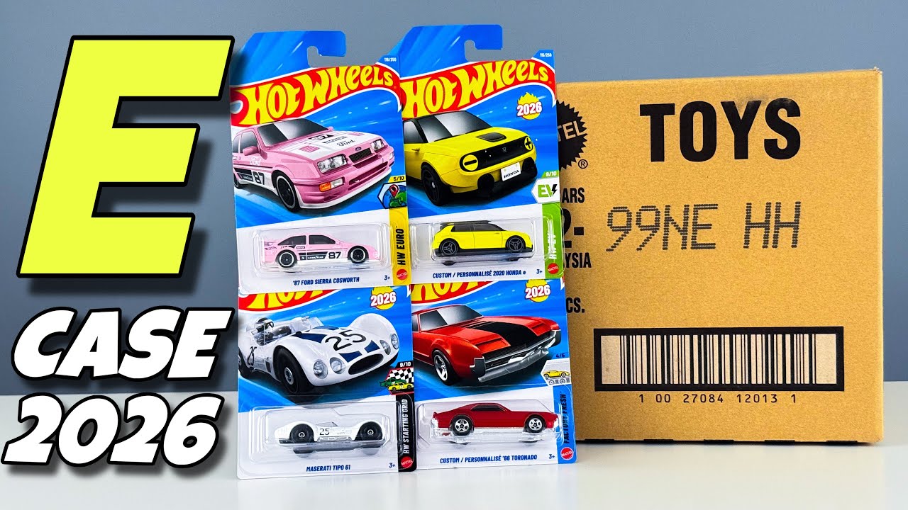 Unboxing Hot Wheels 2026 - E Case!