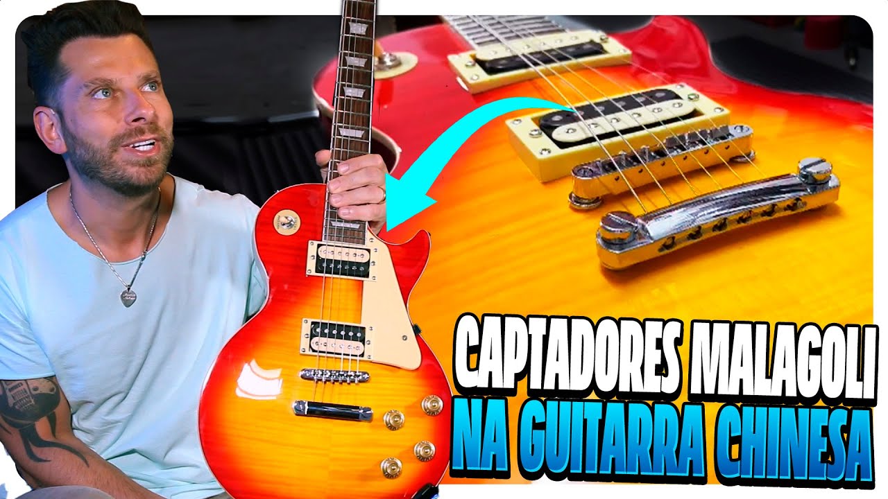 COLOQUEI CAPTADORES MALAGOLI NA REPLICA DA GIBSON