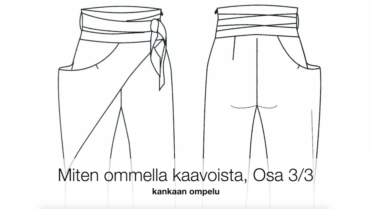 Miten ommella kaavoista, Osa 3/3 - kankaan ompelu