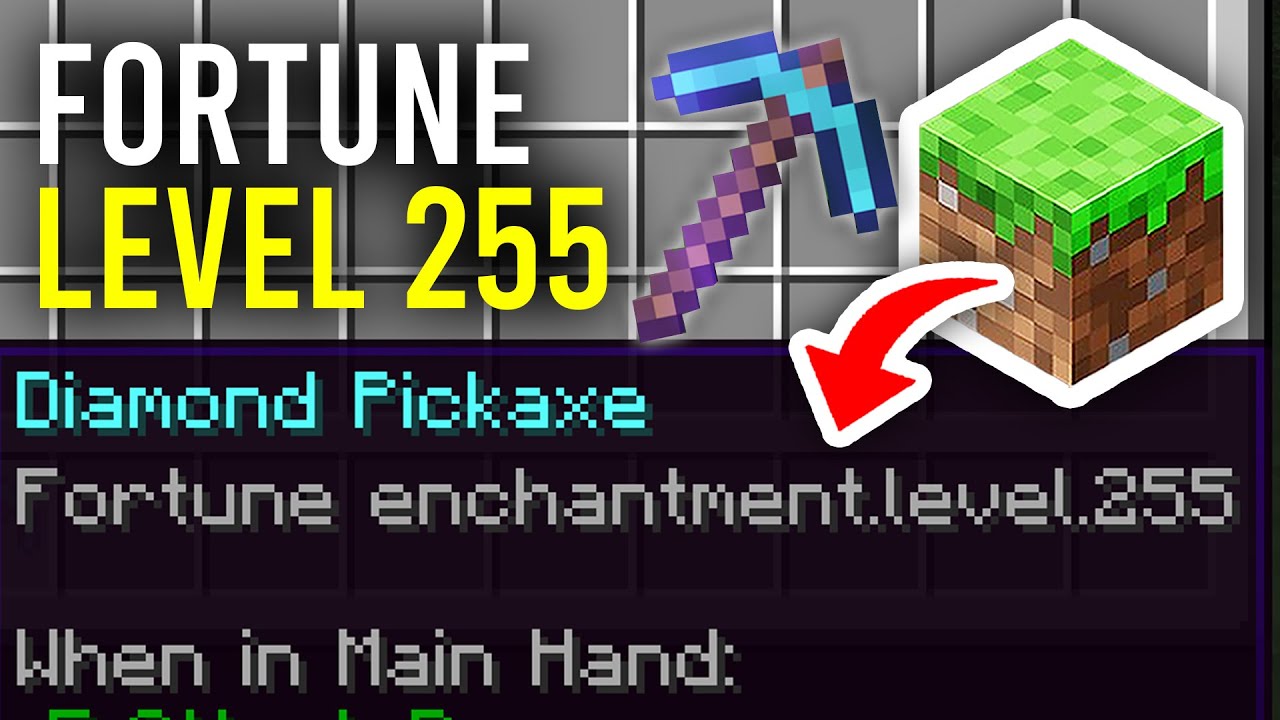 How To Get Fortune Level 255 In Minecraft - Full Guide
