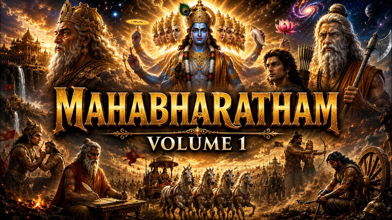 Mahabharatham Volume 1 | The Beginning of the Greatest Epic | Childhood of Pandavas,Kauravas & Karna
