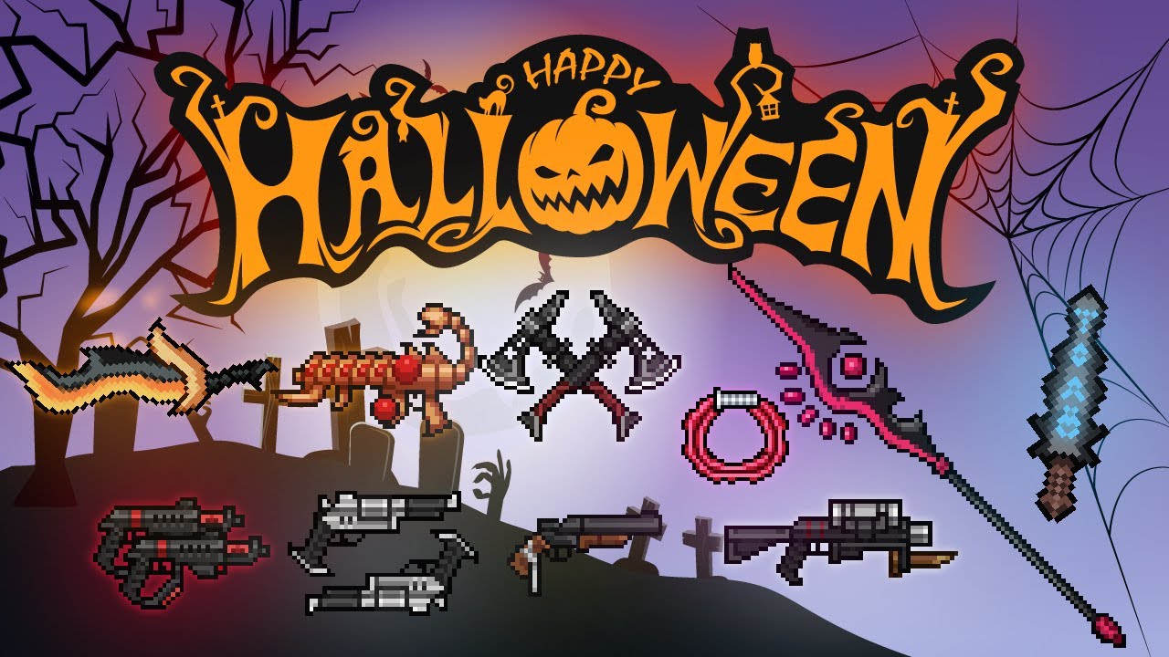 Graal Era | Review all  Halloween Weapons 2022 💀!!