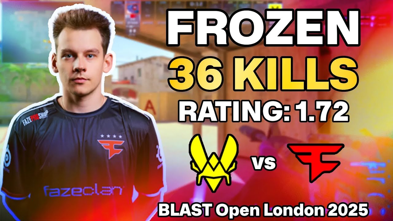 💥 FROZEN POV: MIRAGE DOMINATION vs Vitality! | BLAST Open London 2025