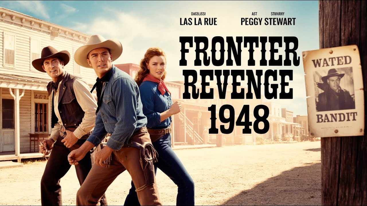 Frontier Revenge 1948 Film in English, Lash La Rue, Al St. John, Peggy Stewart