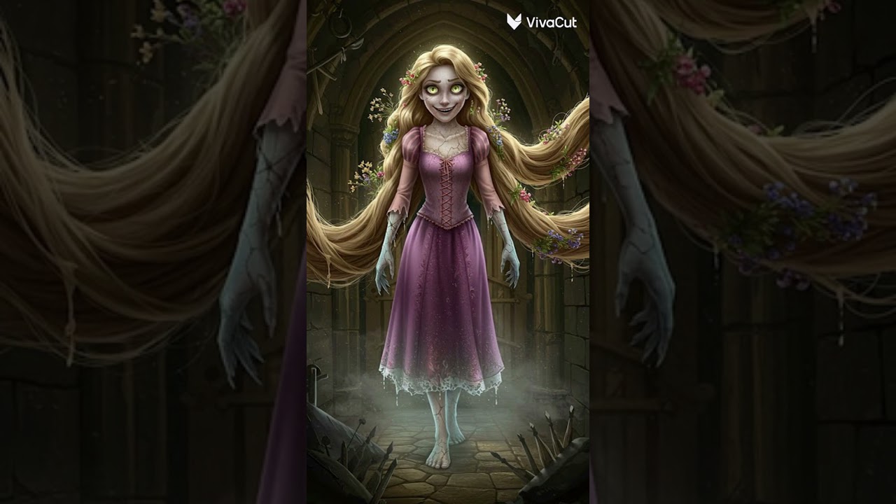 Rapunzel en la torre