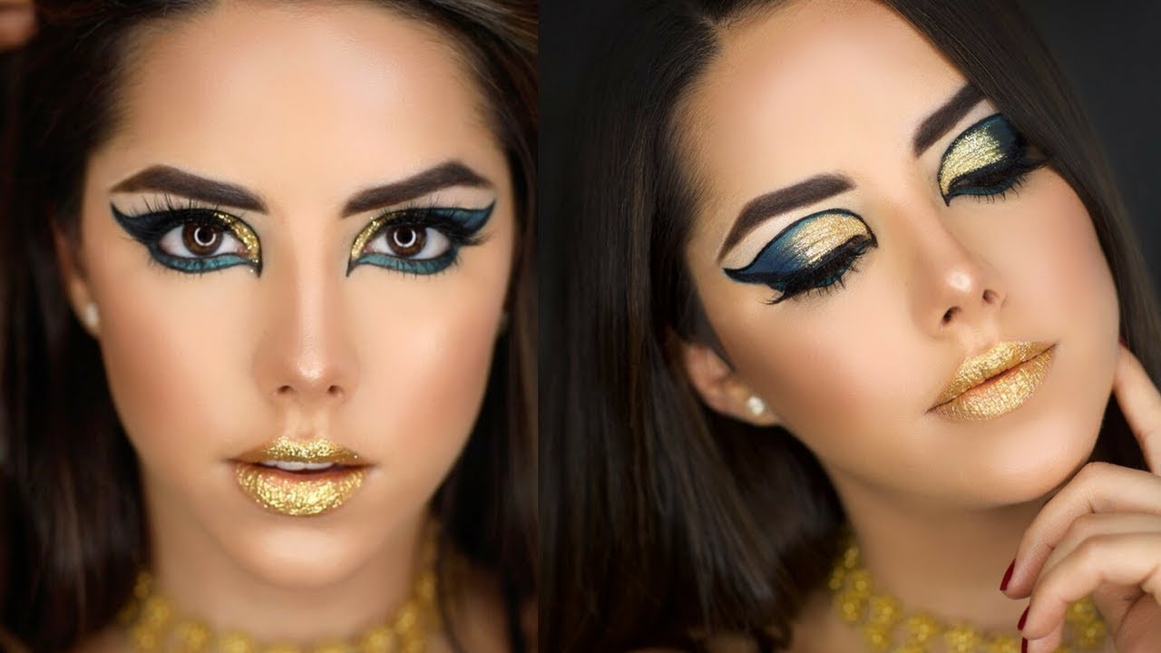 CLEOPATRA/PHARAOH: HALLOWEEN MAKEUP TUTORIAL