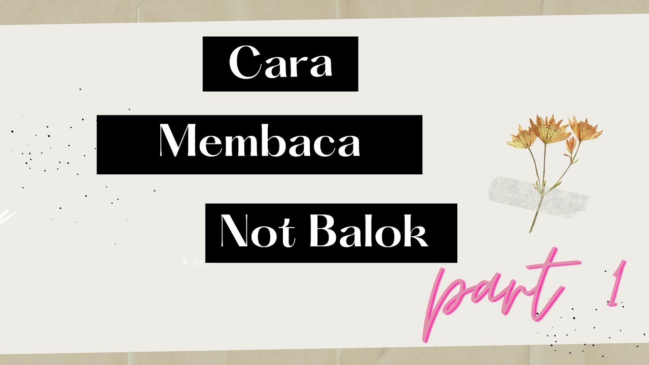 Cara Membaca Not Balok part 1 | Belajar Teori Musik eps 1