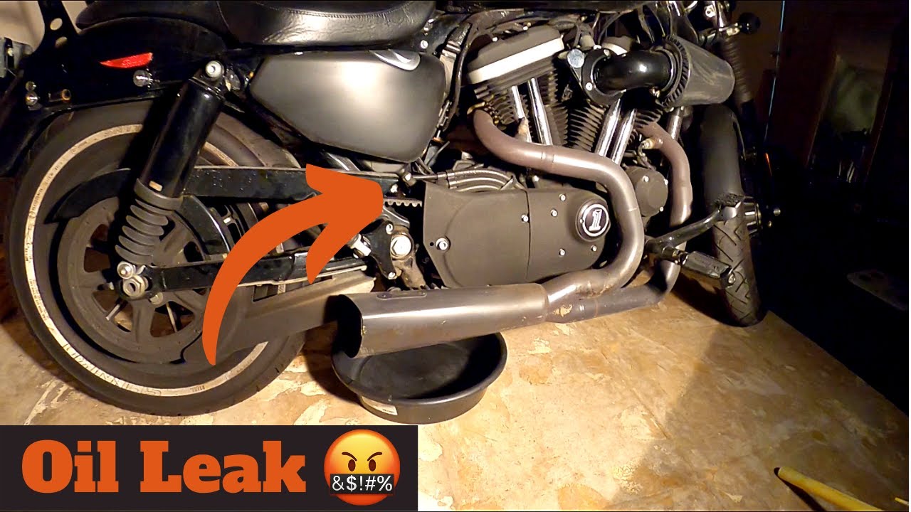 Ремонт моего протечки на Harley Davidson 883 Sportster | Замена маслосливной трубки