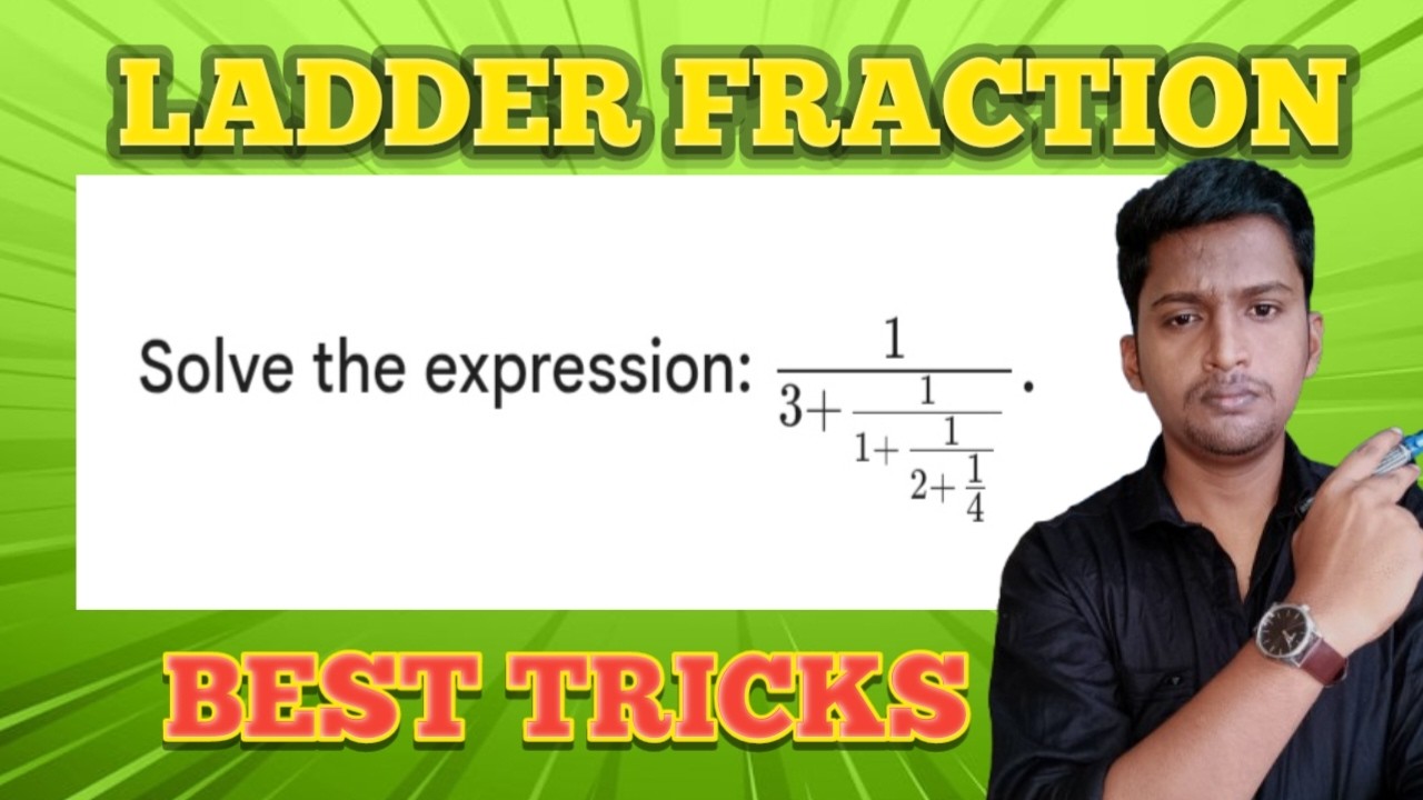 Stop Doing it Wrong! 🛑 Best Shortcut for Continued Fractions | SSC Exams