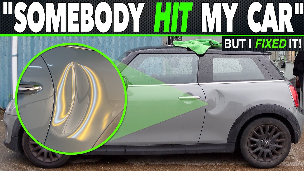 The Way I Repair A BIG Dent With Paintless Dent Removal | PDR