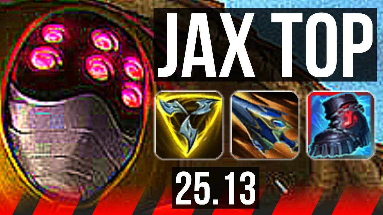 JAX vs PANTHEON (TOP) | 13/3/8 | EUW Master | 25.13