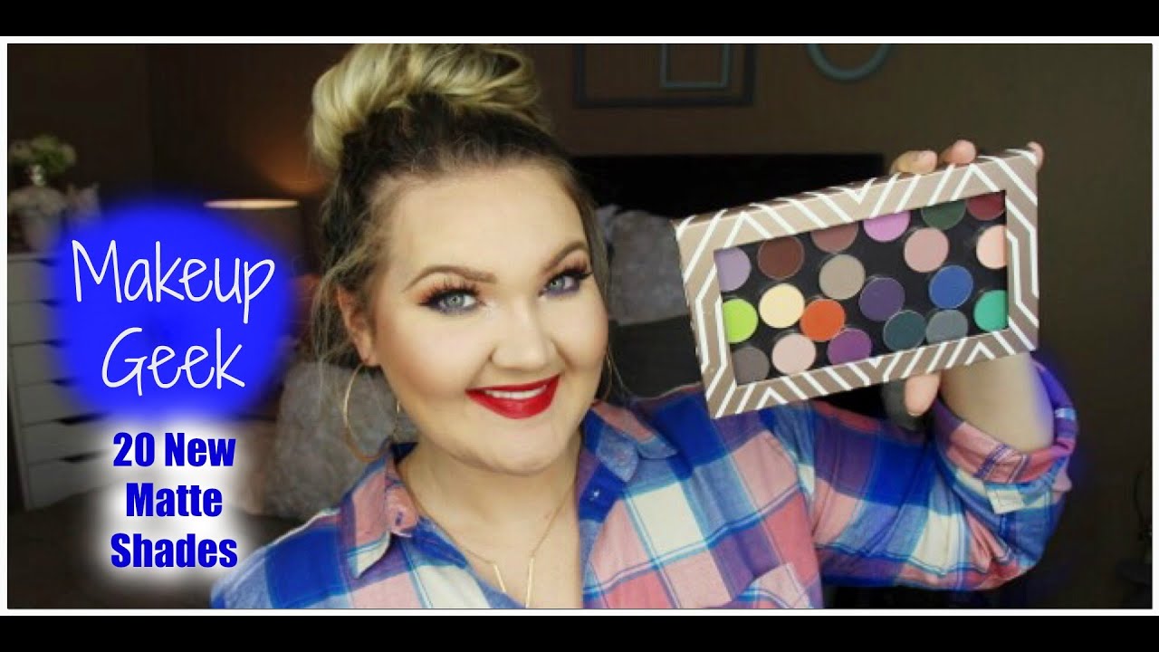 20 NEW MAKEUP GEEK MATTE EYESHADOWS | SWATCHES