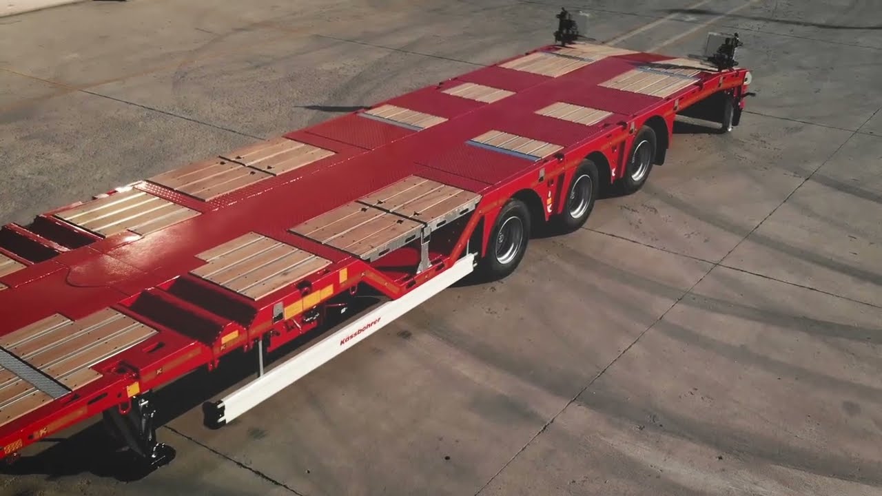 Kässbohrer Plataforma Mega Extensible con Huecos de Rueda