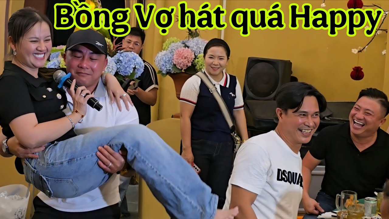 Hồng Loan hát Anh Hải bồng xoay vòng vòng khiến Chị Ny, Lê Minh, Huy Lê cười xỉu