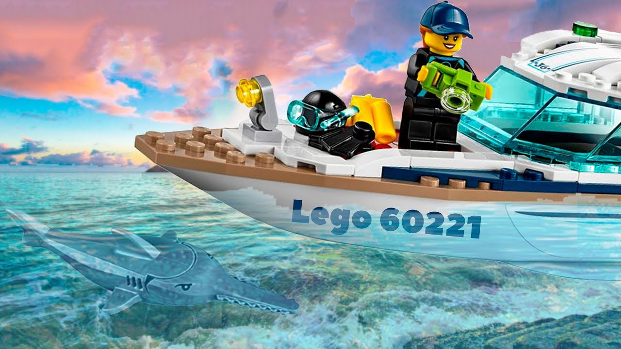 Лего Город Яхта Для Дайвинга 60221 Обзор | Lego City Diving Yacht