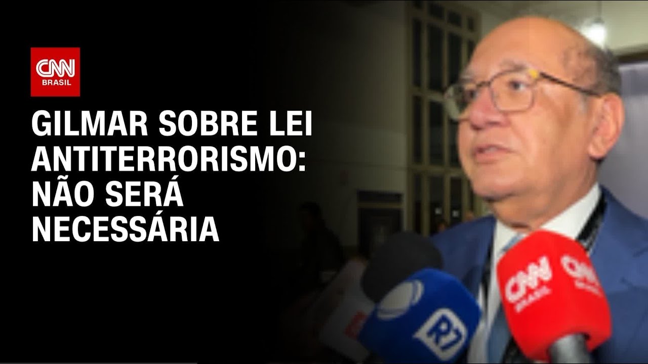 Gilmar Mendes diz n&atilde;o ver necessidade em lei antiterrorismo | LIVE CNN