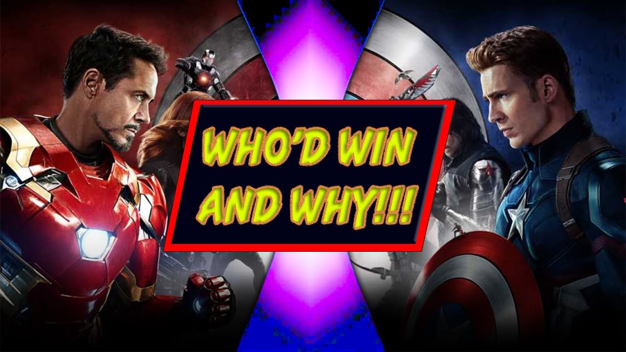 Civil War (Team Iron Man VS Team Captain America) - WHO'D WIN AND WHY!!!