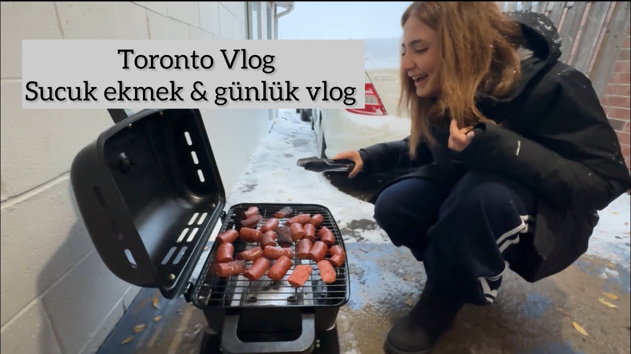 Toronto’da Kar Başladı! Sıcacık Sucuk Ekmek & Günlük Hayat Vlog ☃️🔥