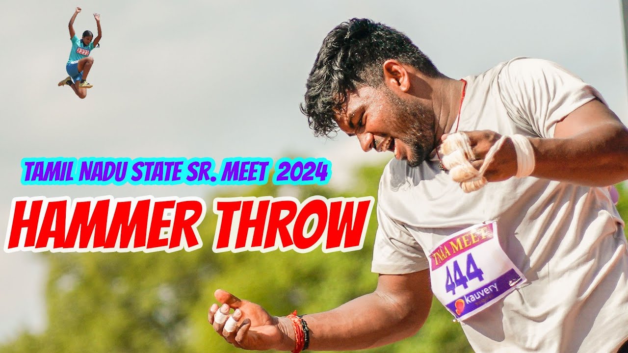 HAMMER THROW MEN  TN State Sr. Meet 2024 || Swaminathan Gunasekaran