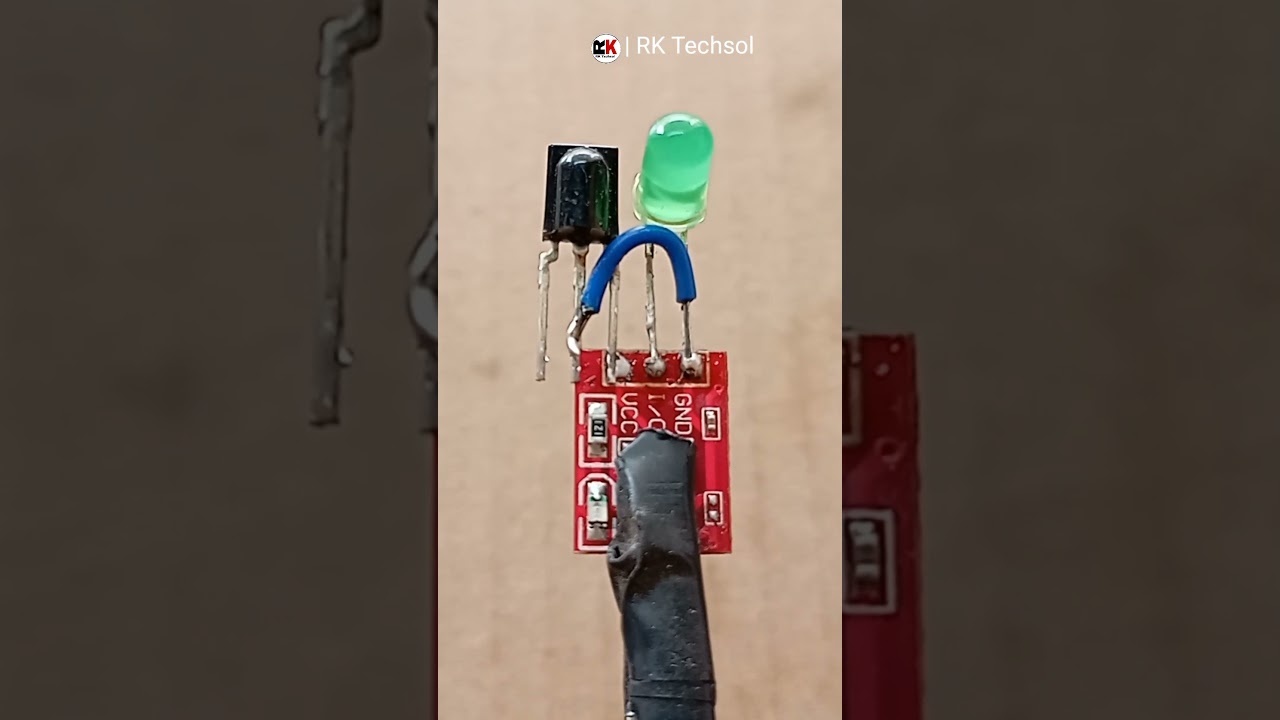 TTP223 Capacitive Touch Switch | Remote control Light On Off #shorts