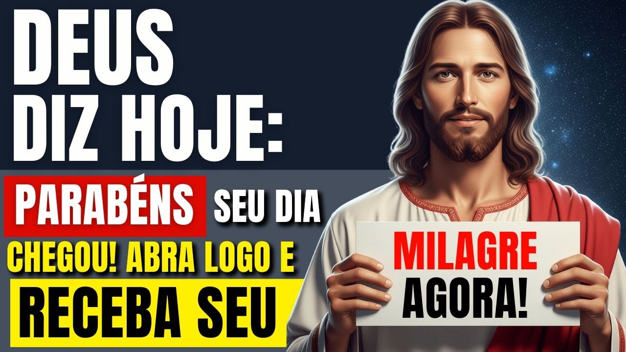 DEUS DISSE: HOJE EU LEVANTO VOCÊ PARA UM NOVO DESTINO!