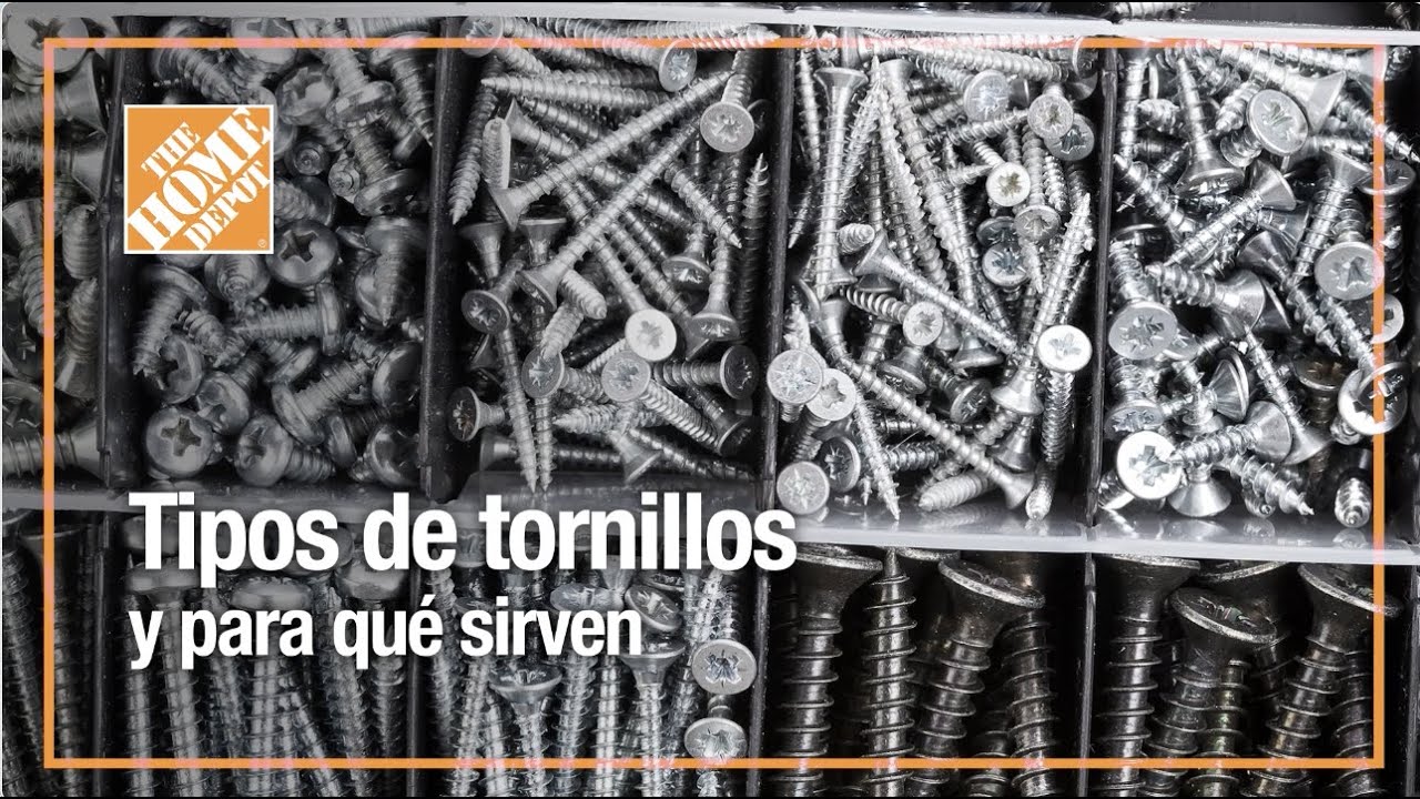 Conoce los tipos de tornillos y para qu&eacute; sirven | Ferreter&iacute;a | The Home Depot Mx