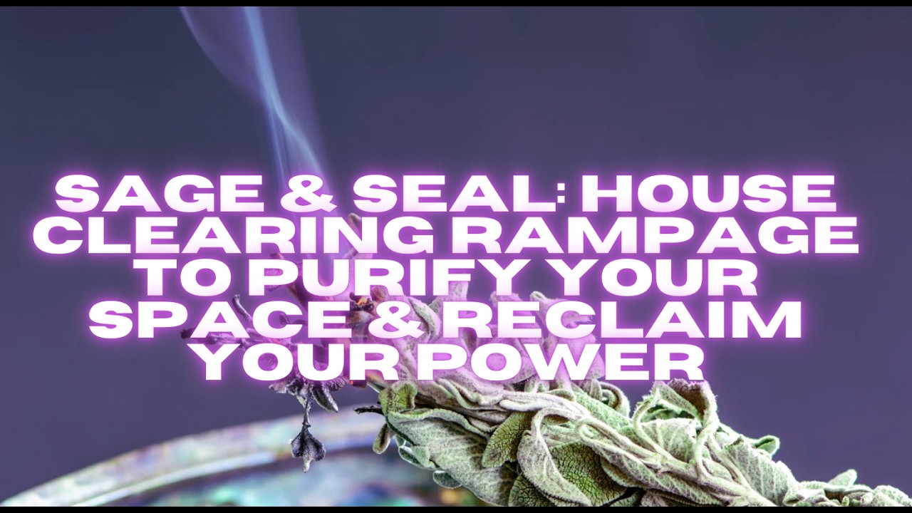 SAGE & SEAL: HOUSE CLEARING RAMPAGE TO PURIFY YOUR SPACE & RECLAIM YOUR POWER (RAMPAGE)