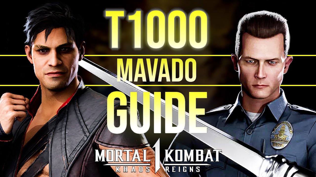 T-1000 MAVADO Complete Combo Guide and Setups MK1 - Mortal Kombat 1