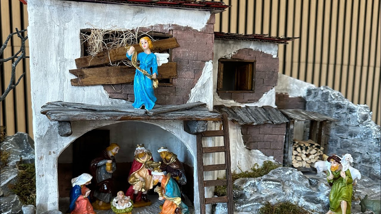 HOW TO MAKE CHRISTMAS NATIVITY SCENE