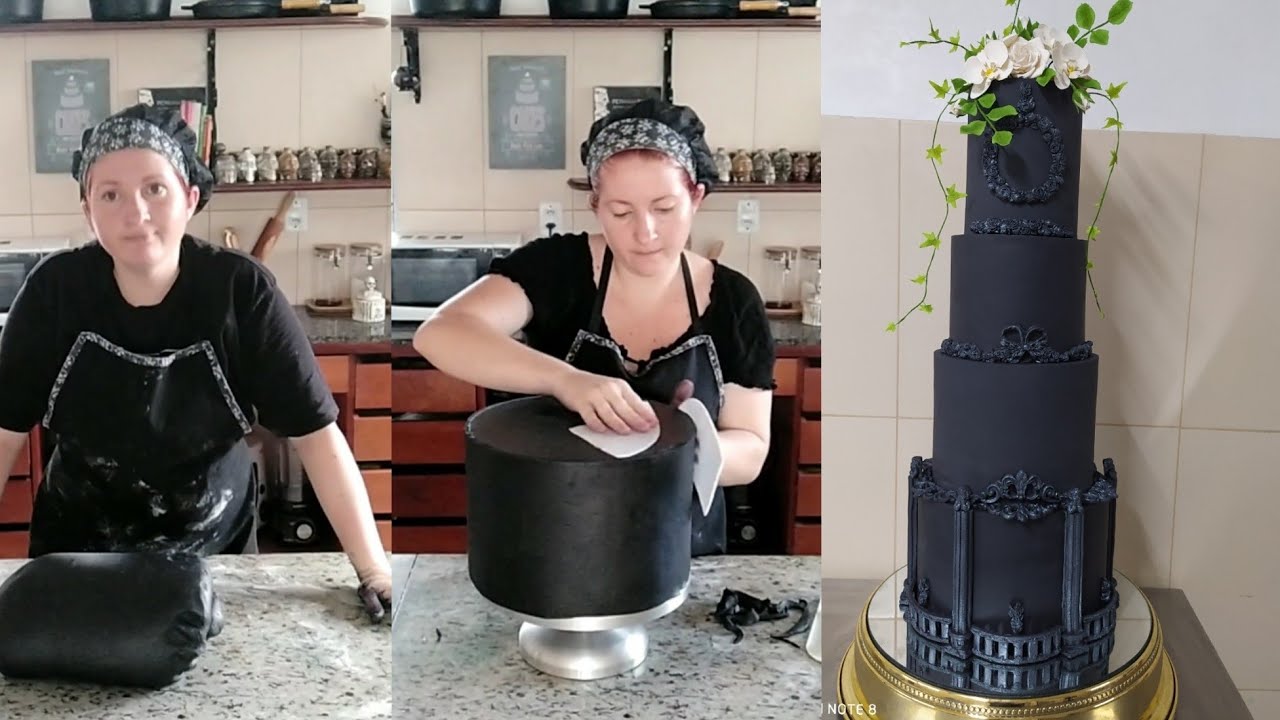 Bolo Preto de Casamento