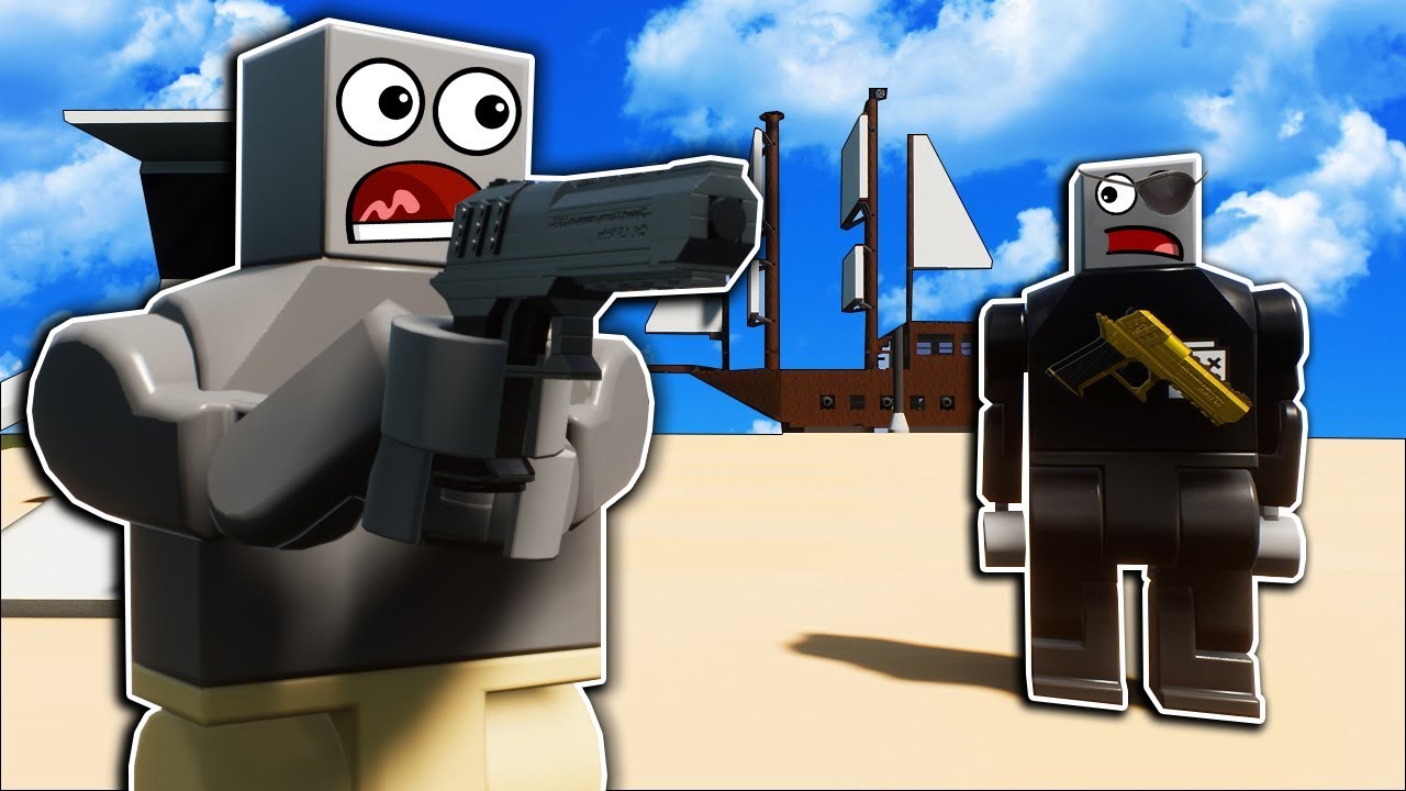 Lego Police Must Bust Robber Pirates! - Brick Rigs Multiplayer Roleplay
